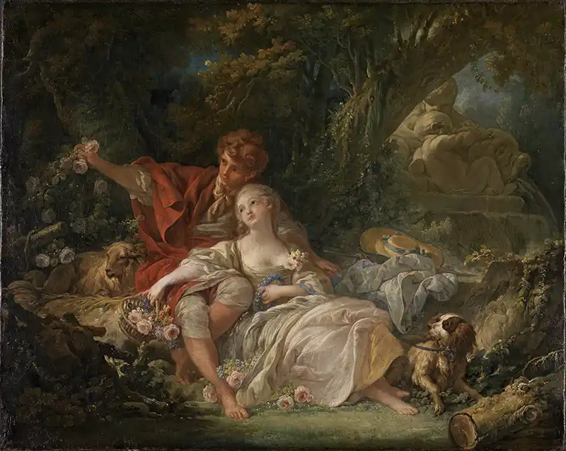 Shepherd and shepherdess